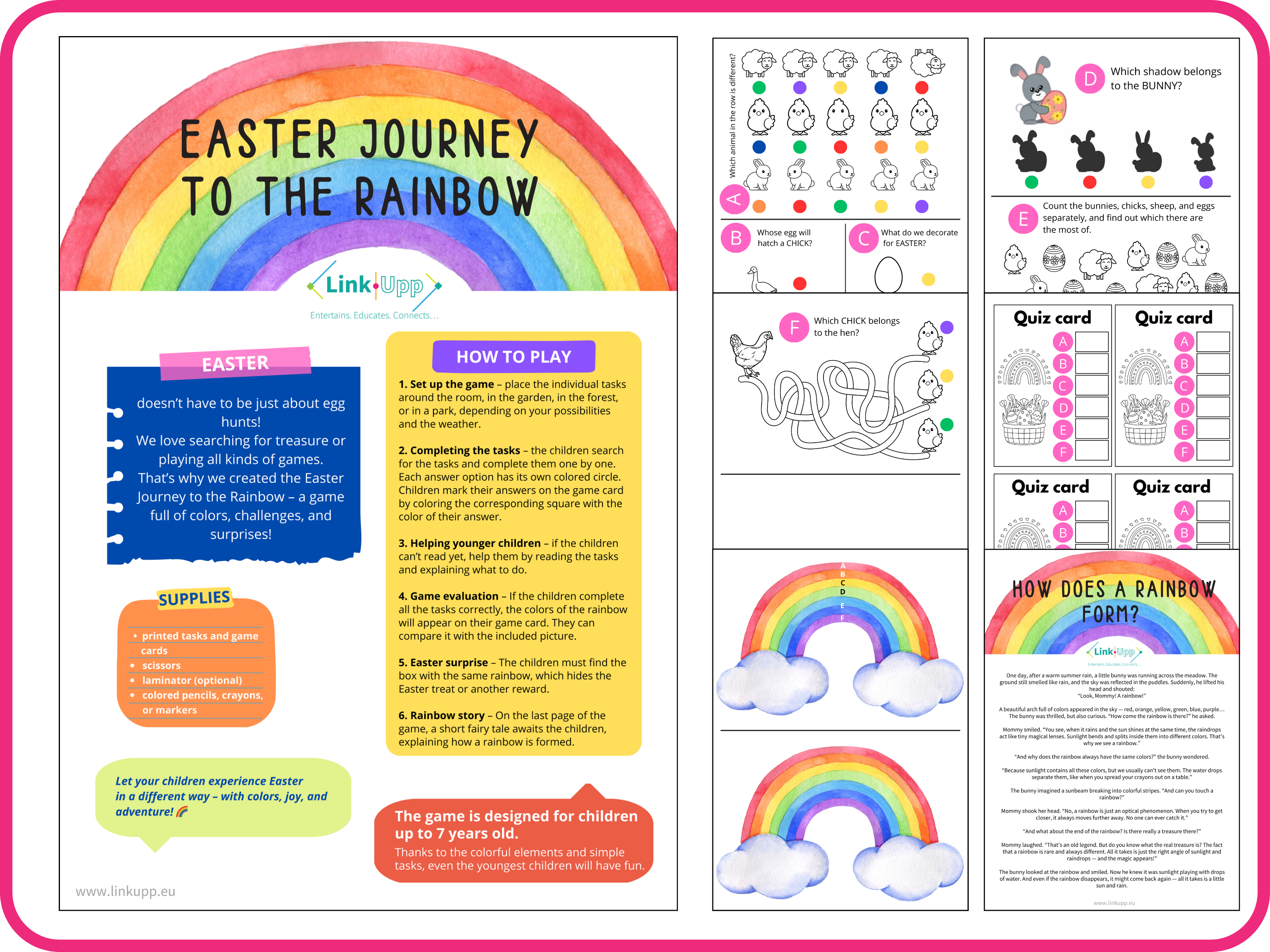 Easter with a Twist - Treasure Hunt and a Rainbow of Fun